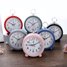 Load image into Gallery viewer, Office Home Round Alarm Clock Student Watch Gift, Red, Green, Blue, Black, Pink, Grey