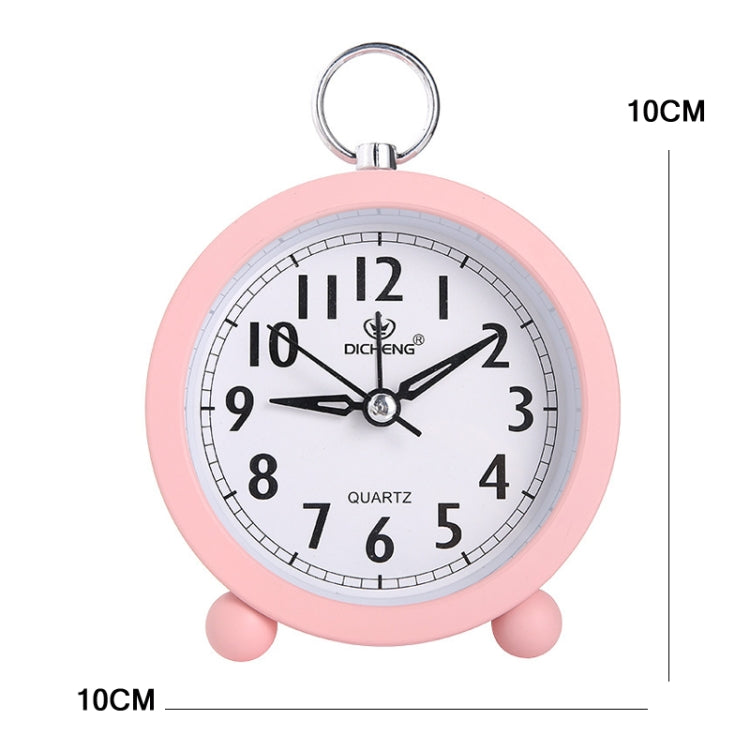 Office Home Round Alarm Clock Student Watch Gift, Red, Green, Blue, Black, Pink, Grey