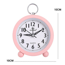 Load image into Gallery viewer, Office Home Round Alarm Clock Student Watch Gift, Red, Green, Blue, Black, Pink, Grey