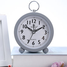 Load image into Gallery viewer, Office Home Round Alarm Clock Student Watch Gift, Red, Green, Blue, Black, Pink, Grey
