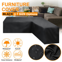 Load image into Gallery viewer, Outdoor Garden Furniture Corner Sofa Cover Dustproof Table Cover, 215x215x87cm, 200x270x82cm, 286x222x82cm, 300x300x98cm, 155x95x68, 210x270x85cm