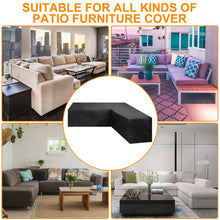 Load image into Gallery viewer, Outdoor Garden Furniture Corner Sofa Cover Dustproof Table Cover, 215x215x87cm, 200x270x82cm, 286x222x82cm, 300x300x98cm, 155x95x68, 210x270x85cm