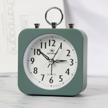 Load image into Gallery viewer, Lazy Silent Small Alarm Clock Office Home Desktop Clock, Red, Green, Blue, Black, Pink, Grey