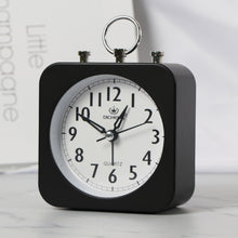Load image into Gallery viewer, Lazy Silent Small Alarm Clock Office Home Desktop Clock, Red, Green, Blue, Black, Pink, Grey