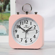 Load image into Gallery viewer, Lazy Silent Small Alarm Clock Office Home Desktop Clock, Red, Green, Blue, Black, Pink, Grey