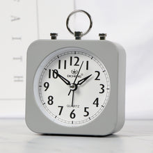 Load image into Gallery viewer, Lazy Silent Small Alarm Clock Office Home Desktop Clock, Red, Green, Blue, Black, Pink, Grey