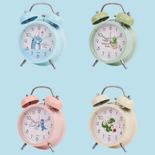 Load image into Gallery viewer, Student Cute Style Bell Alarm Clock Bedside Mute Clock With Light Specification：, Y33 3 Inch (Blue), Y33 3 Inch (Green), Y33 3 Inch (Pink), Y33 3 Inch (Beige), Y34 3 Inch (Blue), Y34 3 Inch (Green), Y34 3 Inch (Pink), Y34 3 Inch (Beige), Y35 4 Inch (Bl...