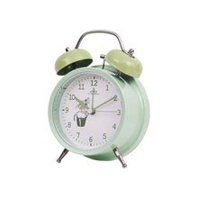 Load image into Gallery viewer, Student Cute Style Bell Alarm Clock Bedside Mute Clock With Light Specification：, Y33 3 Inch (Blue), Y33 3 Inch (Green), Y33 3 Inch (Pink), Y33 3 Inch (Beige), Y34 3 Inch (Blue), Y34 3 Inch (Green), Y34 3 Inch (Pink), Y34 3 Inch (Beige), Y35 4 Inch (Bl...