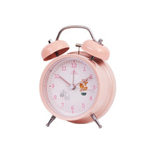 Load image into Gallery viewer, Student Cute Style Bell Alarm Clock Bedside Mute Clock With Light Specification：, Y33 3 Inch (Blue), Y33 3 Inch (Green), Y33 3 Inch (Pink), Y33 3 Inch (Beige), Y34 3 Inch (Blue), Y34 3 Inch (Green), Y34 3 Inch (Pink), Y34 3 Inch (Beige), Y35 4 Inch (Bl...