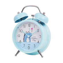 Load image into Gallery viewer, Student Cute Style Bell Alarm Clock Bedside Mute Clock With Light Specification：, Y33 3 Inch (Blue), Y33 3 Inch (Green), Y33 3 Inch (Pink), Y33 3 Inch (Beige), Y34 3 Inch (Blue), Y34 3 Inch (Green), Y34 3 Inch (Pink), Y34 3 Inch (Beige), Y35 4 Inch (Bl...