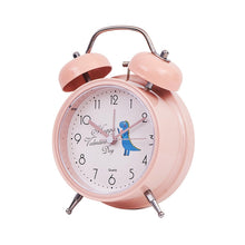 Load image into Gallery viewer, Student Cute Style Bell Alarm Clock Bedside Mute Clock With Light Specification：, Y33 3 Inch (Blue), Y33 3 Inch (Green), Y33 3 Inch (Pink), Y33 3 Inch (Beige), Y34 3 Inch (Blue), Y34 3 Inch (Green), Y34 3 Inch (Pink), Y34 3 Inch (Beige), Y35 4 Inch (Bl...