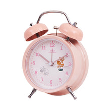 Load image into Gallery viewer, Student Cute Style Bell Alarm Clock Bedside Mute Clock With Light Specification：, Y33 3 Inch (Blue), Y33 3 Inch (Green), Y33 3 Inch (Pink), Y33 3 Inch (Beige), Y34 3 Inch (Blue), Y34 3 Inch (Green), Y34 3 Inch (Pink), Y34 3 Inch (Beige), Y35 4 Inch (Bl...