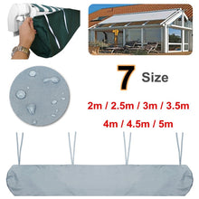 Load image into Gallery viewer, Outdoor Patio Canopy Awning Waterproof Cover Retractable Dustproof Protective Cover, 2m, 2.5m, 3m, 3.5m, 4m, 4.5m, 5m
