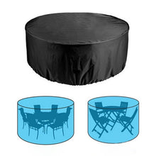Load image into Gallery viewer, Outdoor Courtyard Table And Chair Guard Furniture Waterproof And Dustproof Cover, 120x75cm, 185x110cm, 280x110cm, 227x100cm, 230x110cm, 239x58cm, 244x59cm, 188x84cm, 180x90cm, 128x71cm, 185x95cm, 142x68cm, 130x71cm, 148x60cm, 204x60cm