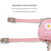 Load image into Gallery viewer, ZiChen Cat Traction Rope Small Pet Traction Embroidery Backpack, S, M, L