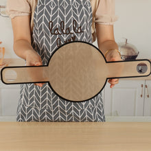 Load image into Gallery viewer, Oven Accessories Bread Dough Transfer Baking Mat Long Handle Extraction Mat, Brown, Orange