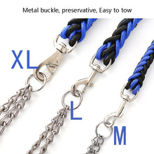 Load image into Gallery viewer, Dog Leash Braided Belt Pet Explosion-Proof Leash, Size:, M, L, XL