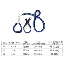 Load image into Gallery viewer, Dog Leash Braided Belt Pet Explosion-Proof Leash, Size:, M, L, XL