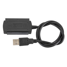 Load image into Gallery viewer, YP009 Three-Purpose USB to IDE/SATA Easy Drive Cable Hard Disk Drive Data Cable with Power Supply, US Plug Set, EU Plug Set, UK Plug Set