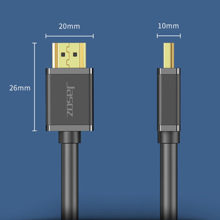 Jasoz 4K HDMI High-Definition Projector Cable Computer Video Cable Oxygen-Free Copper Core, Cable Length:, 0.5m, 1m, 1.5m, 2m, 3m, 5m, 8m, 10m, 12m, 15m, 20m