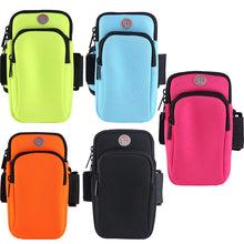 Load image into Gallery viewer, 3 PCS Running Mobile Phone Arm Bag Men And Women Fitness Outdoor Hand Bag Wrist Bag
