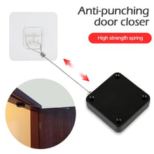 Load image into Gallery viewer, P093 Automatic Doorkeeper Telescher Door Closer Sliding Door Anti-Theft Box, Specification:, 2nd Generation Black All Glue 500g 1m, 2nd Generation White All Glue 500g 1m, 2nd Generation Black All Glue 800g 1m, 2nd Generation White All Glue 800g 1m     ...