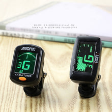 Load image into Gallery viewer, AROMA Guitar Tuner Ukulele Violin Bass Multi-Function Electronic Tuner, AT-01A, AT-200D
