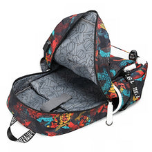 Load image into Gallery viewer, 6101-4 Thermal Transfer Casual Backpack Simple Student Schoolbag, Printed Red, Printed Blue, Printed Yellow, Printed Gray, Star Blue, Star Purple, Triangular Blue, Triangle Yellow, Yellow Leather