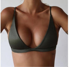 Load image into Gallery viewer, Summer Sexy Bikinis Women Swimsuit High Waisted Bathing Suits Swim Halter Push Up Bikini Padded Bra Bralette Swimwear, M, L, S, XL