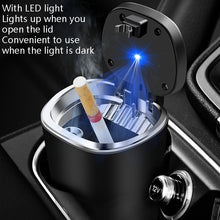 Load image into Gallery viewer, 2 PCS  Car Ashtray With Cover Hanging Invisible With LED Light Car Ashtray, 2 PCS Car Ashtray
