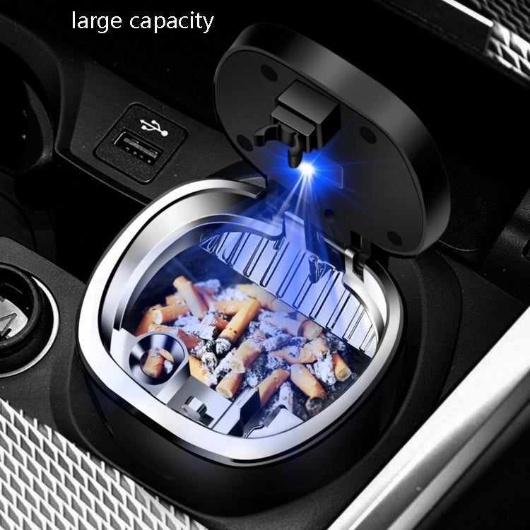 2 PCS  Car Ashtray With Cover Hanging Invisible With LED Light Car Ashtray, 2 PCS Car Ashtray