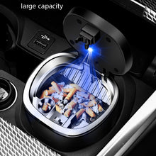 Load image into Gallery viewer, 2 PCS  Car Ashtray With Cover Hanging Invisible With LED Light Car Ashtray, 2 PCS Car Ashtray