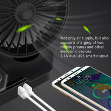 Load image into Gallery viewer, F558 With USB Mobile Phone Charging Car Fan 12/24V Car Truck Double Shaking Head Fan, Double Head 12V, Double Head 24V