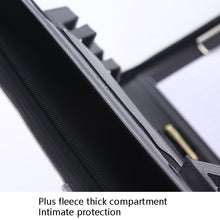Load image into Gallery viewer, KC601 A4 Multifunctional Portable Folder Business Zipper Bag Leather Folder, Style:, No Chargeable No Calculator No Memo Pad (Black), No Chargeable No Calculator No Memo Pad (Dark Blue), No Chargeable No Calculator No Memo Pad (Gray)                   ...