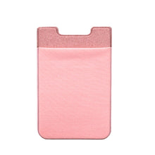Load image into Gallery viewer, Stretch Lycra Mobile Phone Back Sticker Card Holder Phone Back Wallet Bus Bank Card Holder, Black, Red, Pink, Green, Rose Red, White, Deep Blue, Water Blue, Purple, Brown, Dark Blue, Dark Gray, Gold, Gray