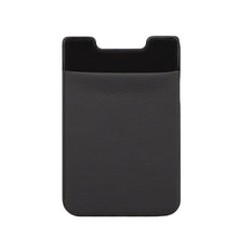 Load image into Gallery viewer, Stretch Lycra Mobile Phone Back Sticker Card Holder Phone Back Wallet Bus Bank Card Holder, Black, Red, Pink, Green, Rose Red, White, Deep Blue, Water Blue, Purple, Brown, Dark Blue, Dark Gray, Gold, Gray
