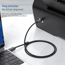 Load image into Gallery viewer, 3 PCS Jasoz USB Printing Data Cable Oxygen-Free Copper Core, Cable Length:, 0.5m, 1m, 1.5m, 2m, 3m, 5m, 8m, 10m