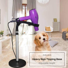 Load image into Gallery viewer, Stainless Steel Hair Dryer Storage Bracket Lazy Hair Dryer Hairdressing Bracket, Landing Models, Suction Cup 1, Suction Cup 2
