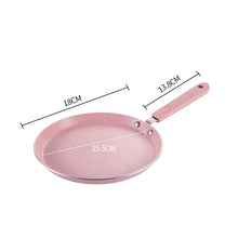 Load image into Gallery viewer, Non-Adhesive Pan Cake Crust Omelette Breakfast Pancake Pan, Pink 6 inch, Pink 10 inch, Black 6 inch, Black 8 inch, Black 10 inch, Green 20cm, Green 24cm, Green 28cm