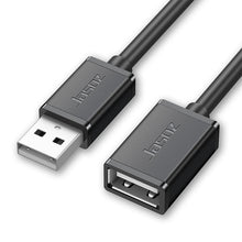 Load image into Gallery viewer, Jasoz USB Male to Female Oxygen-Free Copper Core Extension Data Cable, Colour: Black 0.5m, Black 0.5m, Black 1m, Black 1.5m, Black 2m, Black 3m, Black 5m, Dark Blue 0.5m, Dark Blue 1m, Dark Blue 1.5m, Dark Blue 2m, Dark Blue 3m, Dark Blue 5m, Black 8m ...