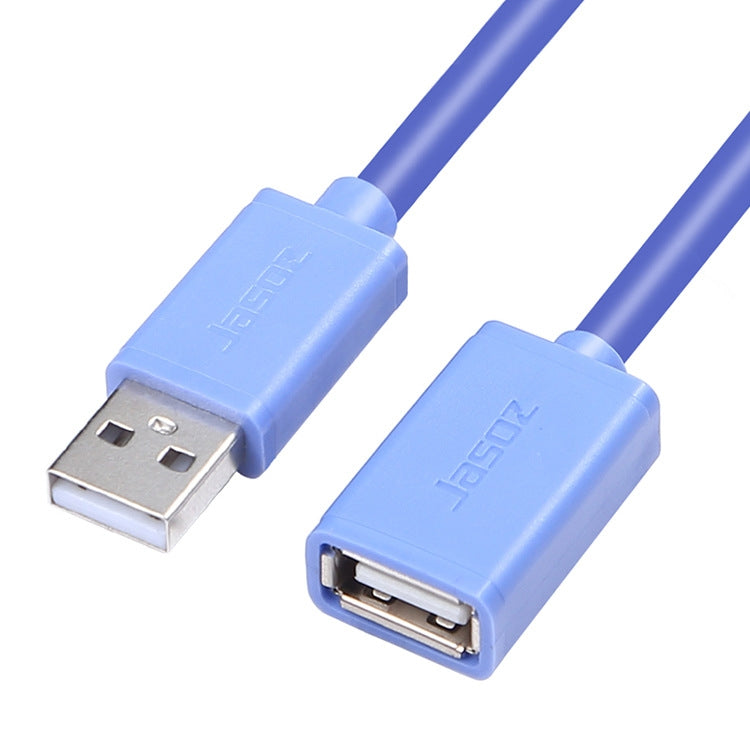 Jasoz USB Male to Female Oxygen-Free Copper Core Extension Data Cable, Colour: Black 0.5m, Black 0.5m, Black 1m, Black 1.5m, Black 2m, Black 3m, Black 5m, Dark Blue 0.5m, Dark Blue 1m, Dark Blue 1.5m, Dark Blue 2m, Dark Blue 3m, Dark Blue 5m, Black 8m ...