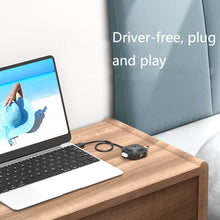 Load image into Gallery viewer, Jasoz High-Speed USB2.0 4-Ports HUB 1 to 4 Docking HUB, Black 0.3m, Black 0.5m, Black 1.2m, White 0.3m, White 0.5m, White 1.2m