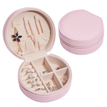 Load image into Gallery viewer, SH789-12 PU Leather Simple Jewelry Storage Box, White, Light Pink, Champagne Gold