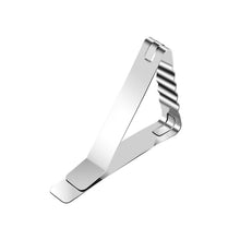 Load image into Gallery viewer, 30 PCS Stainless Steel Tablecloth Clip Triangle Table Clamp Picnic Flexible Clip, 30 PCS(Classic ), 30 PCS (Wave)