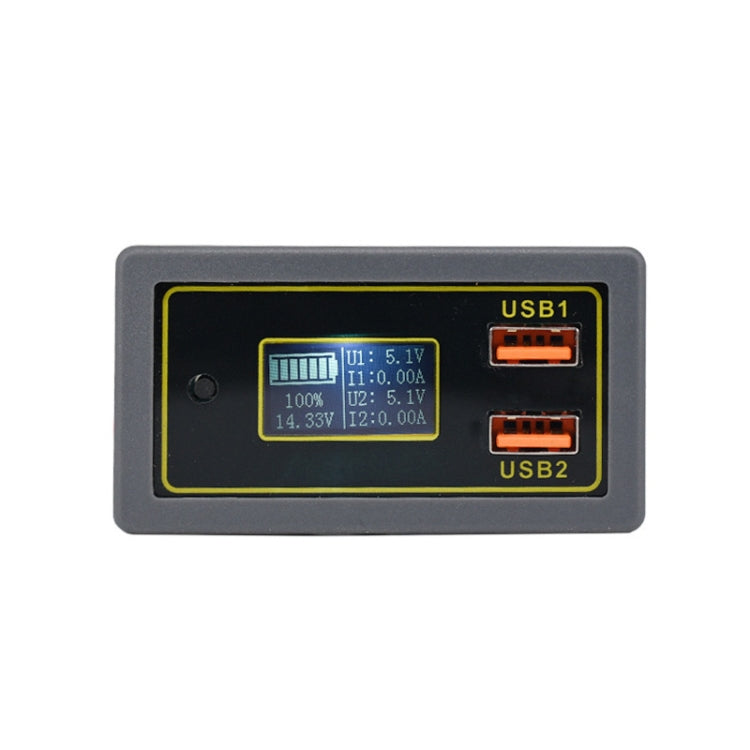 Car DC Voltage Electricity Table 12/24V Battery Lead-Acid Battery Turn 5V USB Fast Charge Display, Car DC Voltage Electricity Table