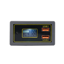Load image into Gallery viewer, Car DC Voltage Electricity Table 12/24V Battery Lead-Acid Battery Turn 5V USB Fast Charge Display, Car DC Voltage Electricity Table