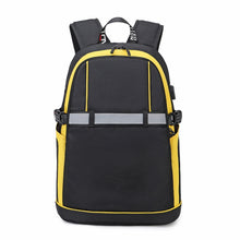Load image into Gallery viewer, 2101 Student Backpack Fashion Casual Backpack, Large Yellow, Large Black, Small Yellow, Small Black