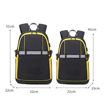 Load image into Gallery viewer, 2101 Student Backpack Fashion Casual Backpack, Large Yellow, Large Black, Small Yellow, Small Black