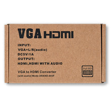 Load image into Gallery viewer, HW-2217 VGA to HDMI Converter With Audio Computer Host to HD Converter