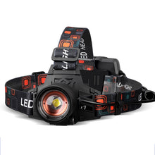 Load image into Gallery viewer, T40 P50 Lamp Beads Headlight USB Rechargeable Zoom Outdoor Strong Headlight,Specification:, Without Battery